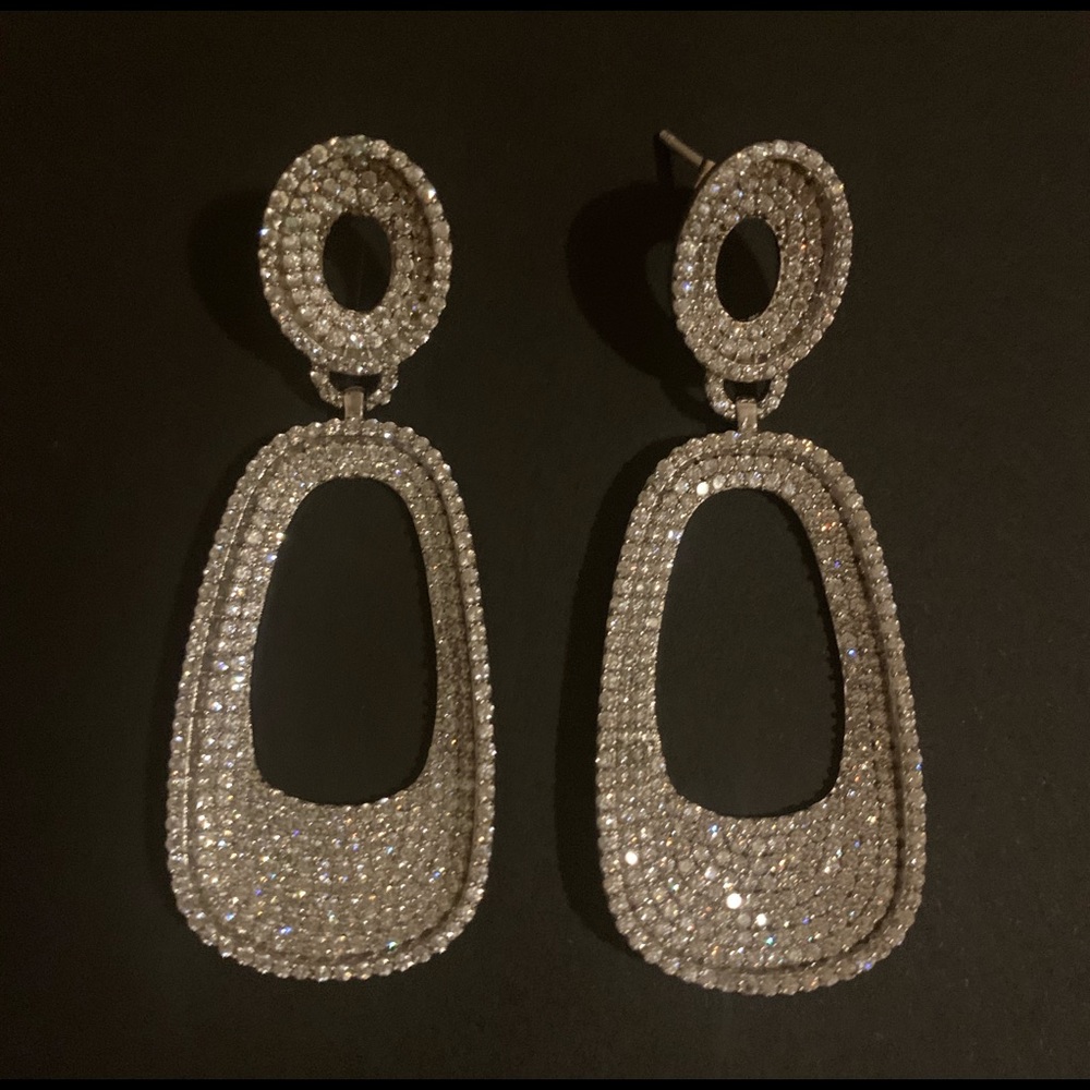 Silver earrings